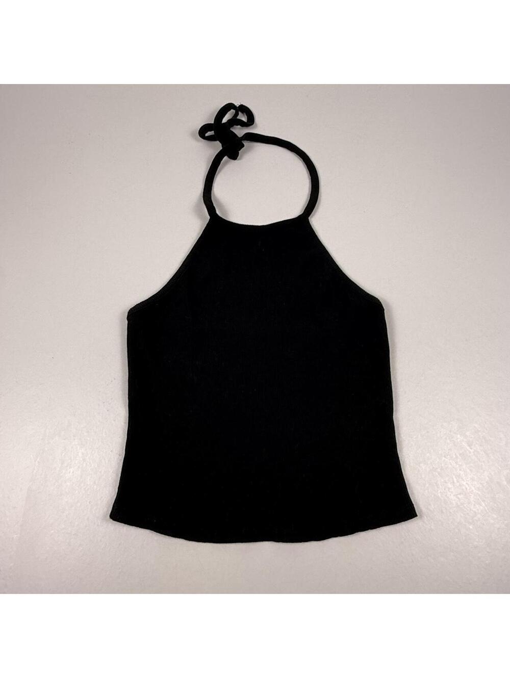 Active USA Women's Black Crop-top